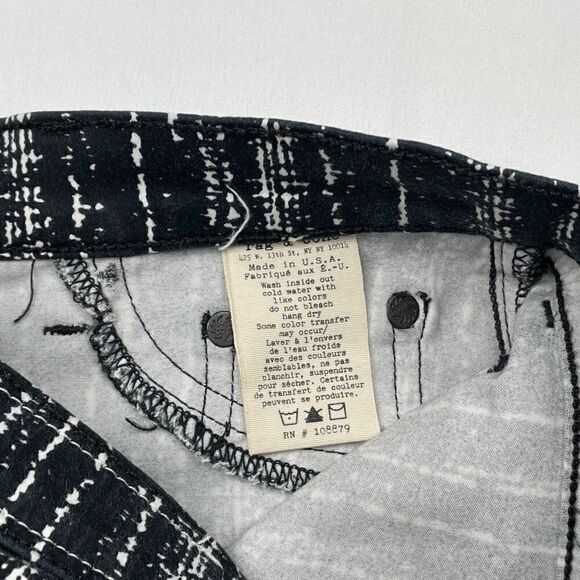 Rag & Bone Legging Barcode Print Jeans - Picture 7 of 11